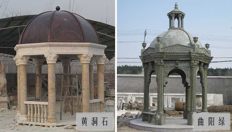 歐式景觀亭子，石雕大理石亭子，河北涼亭廠家