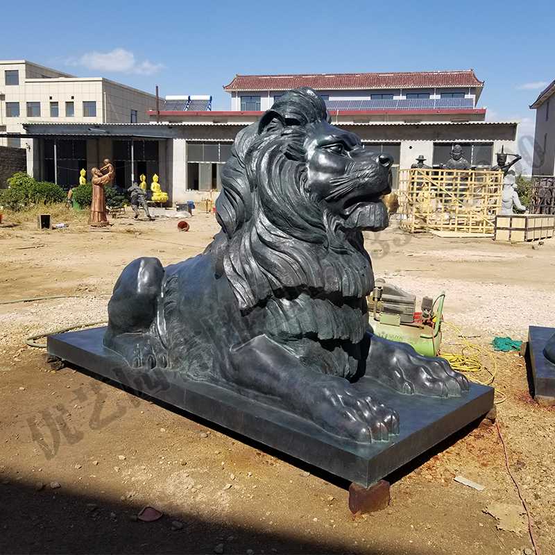 匯豐銅獅子，銅雕塑廠家，歐式銅獅子，銀行銅獅子雕塑